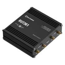 teltonika rut361 rückseite mit sim slot und spannungsversorgung