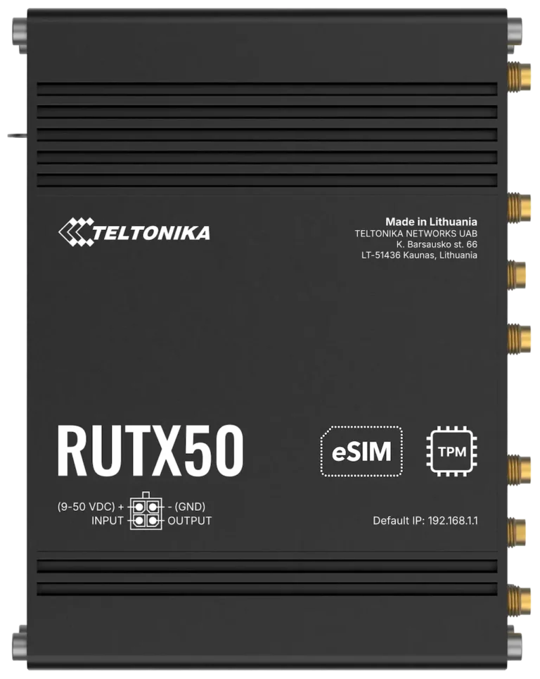 teltonika rutx50 industrieller 5g router mit fünf gigabit ports