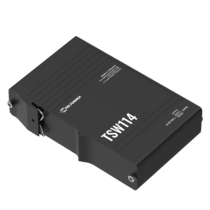 Extrem flache Bauweise des kompakten Ethernet Switches TSW114