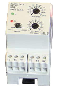 Das Bild grafik_2.png zeigt ein elektronisches Überwachungsrelais der Serie MD5 mit Einstellmöglichkeiten für Messbereich, Auslöseschwelle und Auslöseverzögerung zur präzisen Überwachung elektrischer Parameter in der Schaltschranktechnik